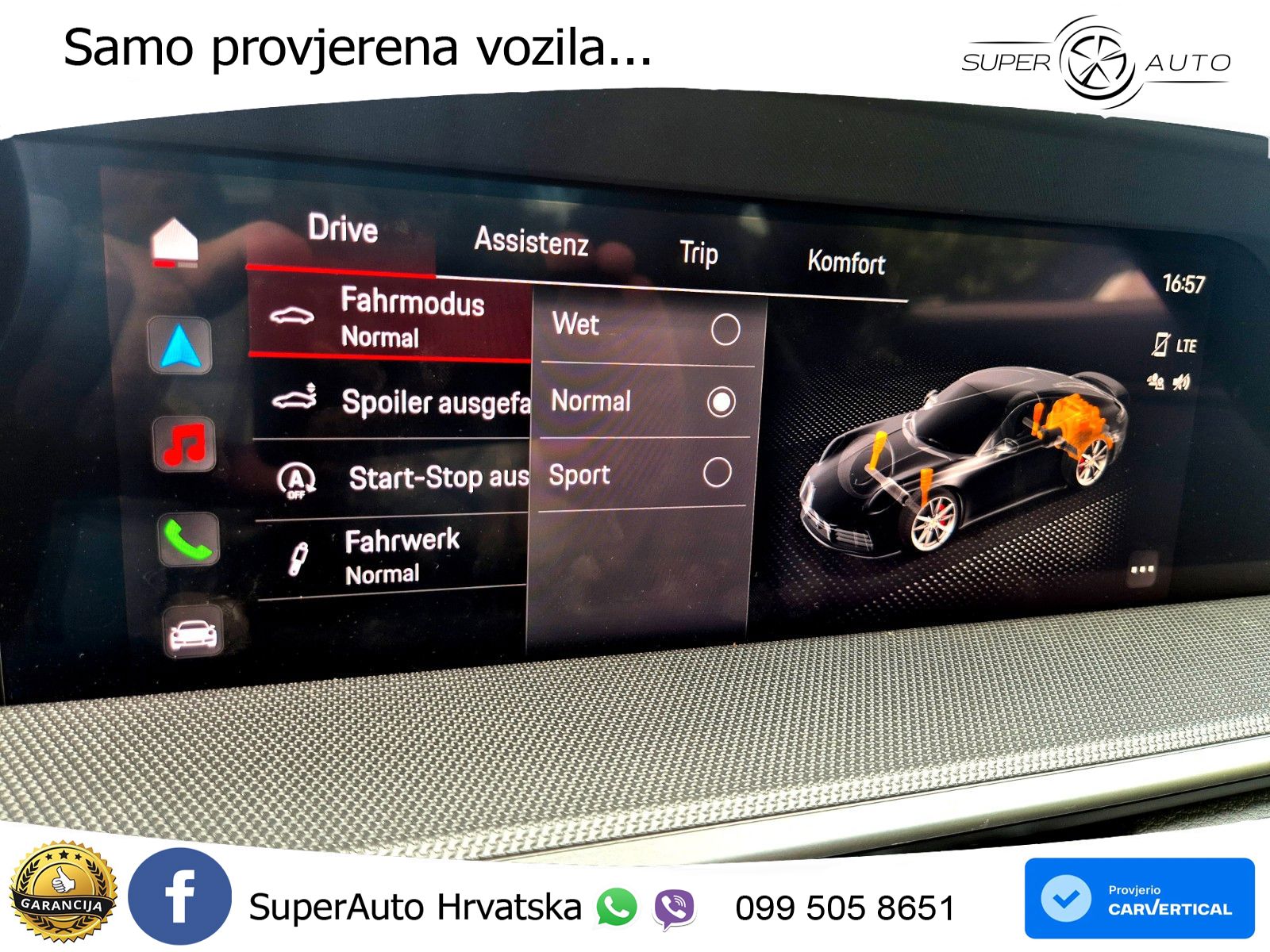 Porsche 911 Carrera 3.0 (385 KS) PDK ZRAČNI+ACC+GR SJED+KAM+PANO