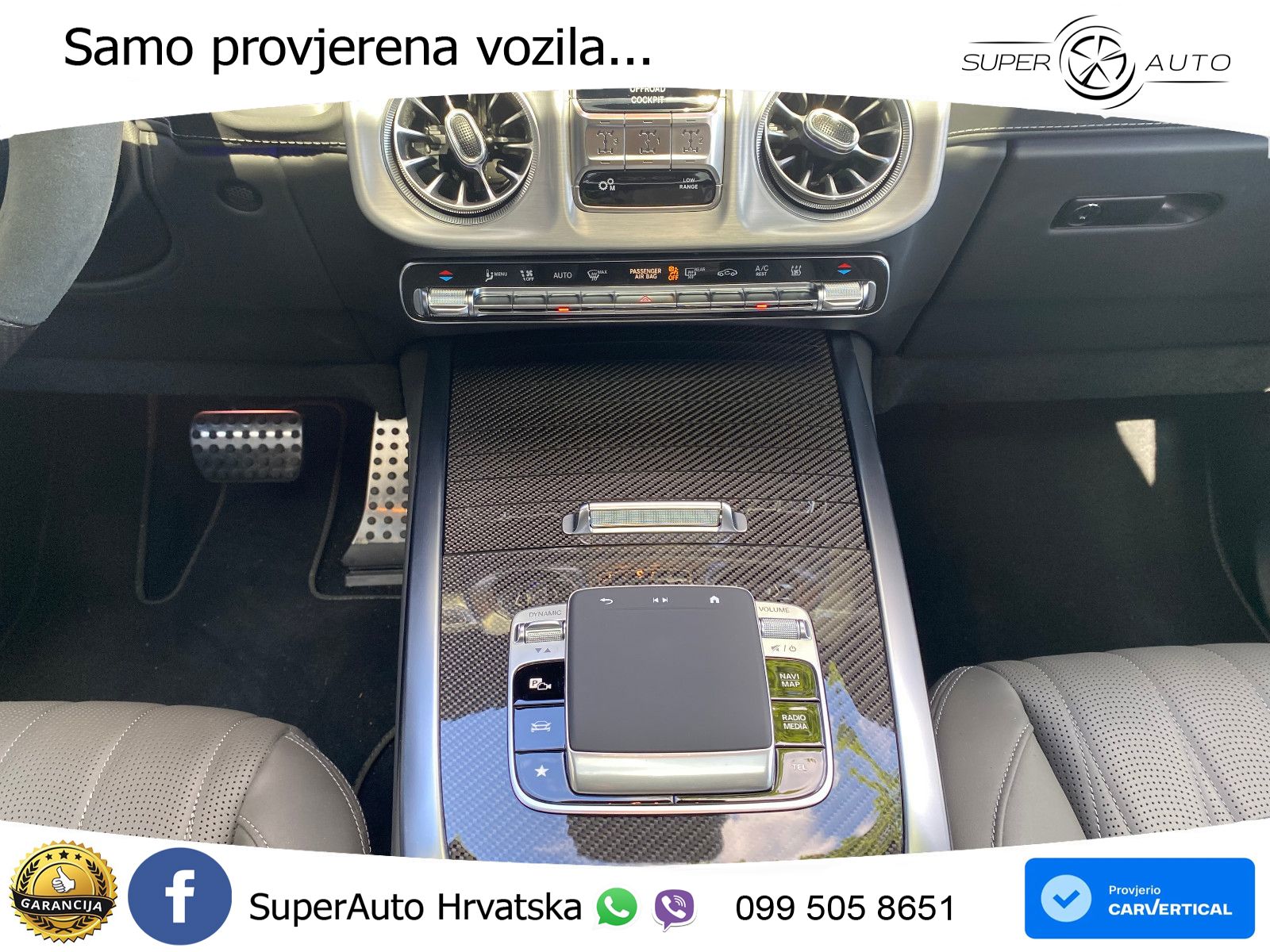 Mercedes AMG G 63 Long V8 (585 KS) 4MATIC 9G-TRONIC AMG SPEEDSHIFT TCT ZRAČNI+ACC+4xGR SJED+KAM