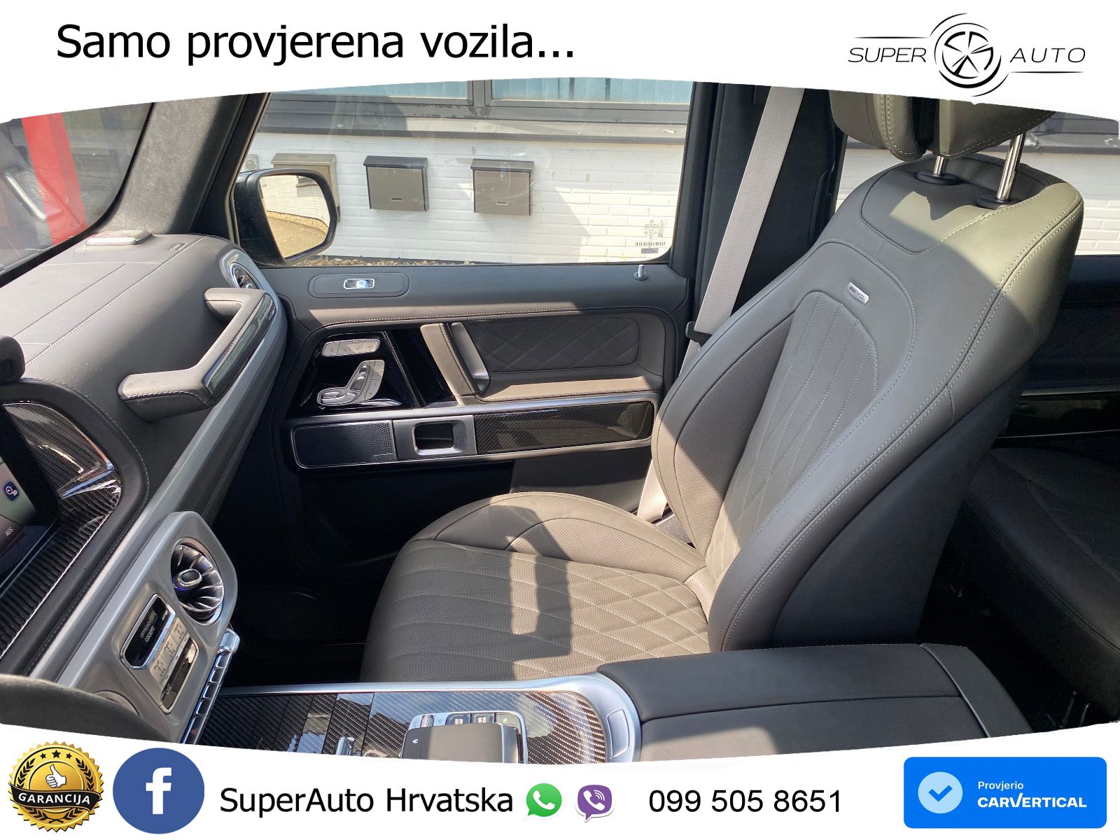 Mercedes AMG G 63 Long V8 (585 KS) 4MATIC 9G-TRONIC AMG SPEEDSHIFT TCT ZRAČNI+ACC+4xGR SJED+KAM
