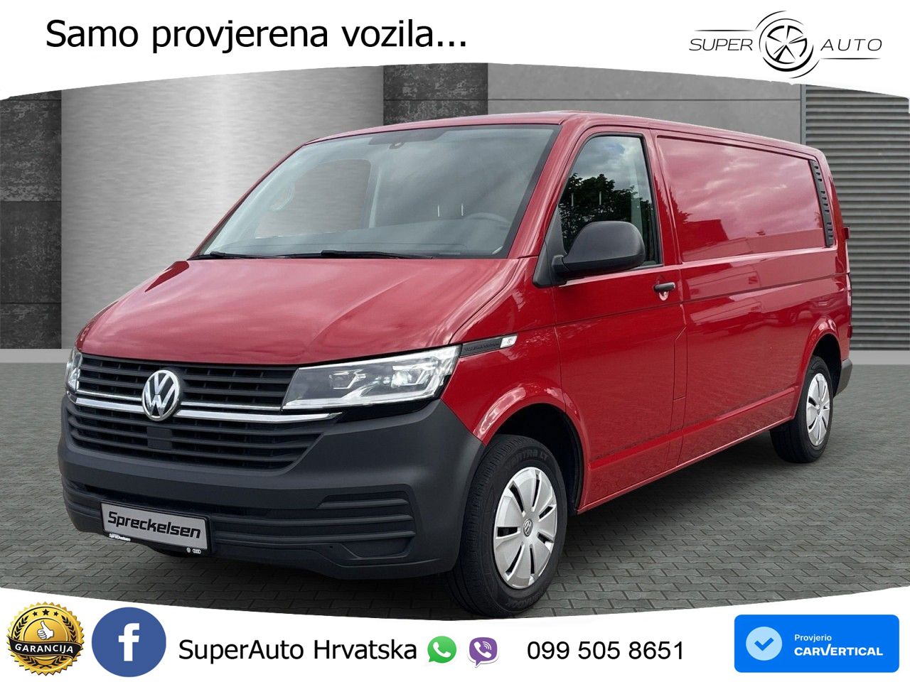 Volkswagen Transporter Kasten 2.0 TDI Kasten lang++AHK++LED 110 KS