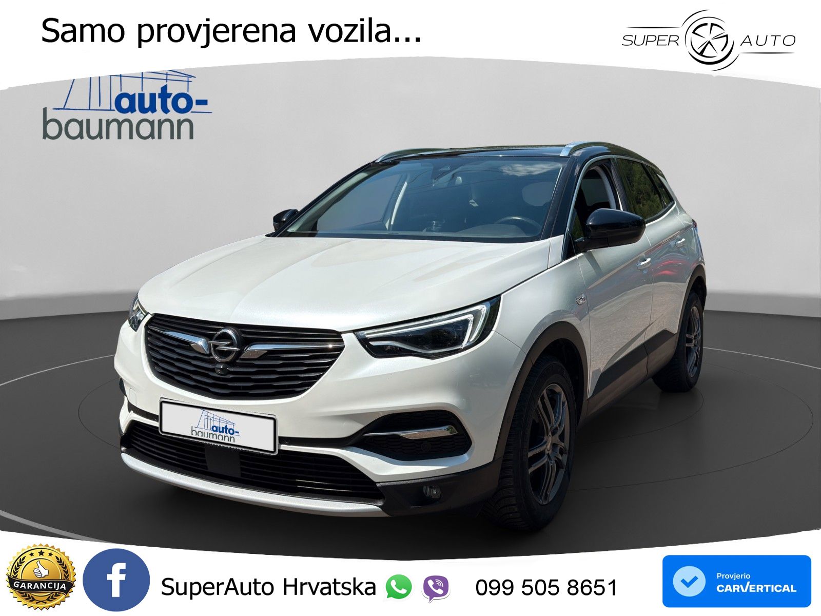 Opel Grandland X 1.2 Turbo (130 KS) Automatic Ultimate LED+GR SJED+ACC