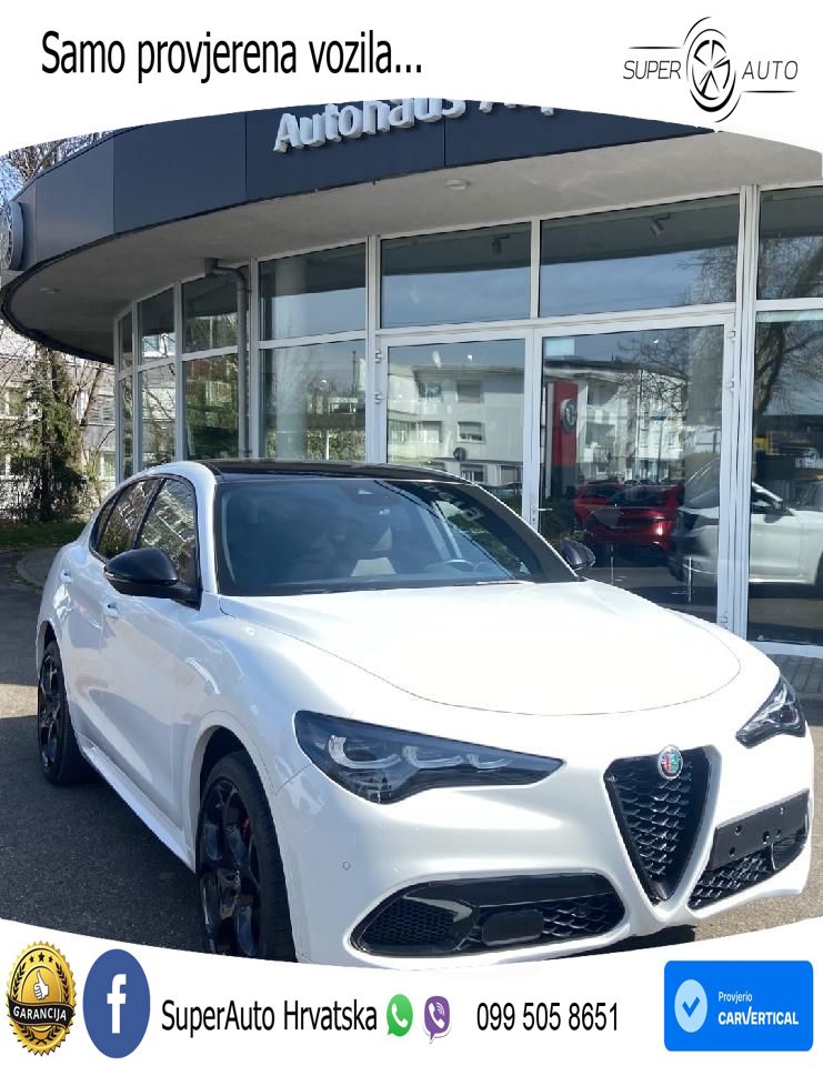 Alfa Romeo Stelvio 2.0 Turbo (280 KS) Q4 Automatic LED+GR SJED+ACC