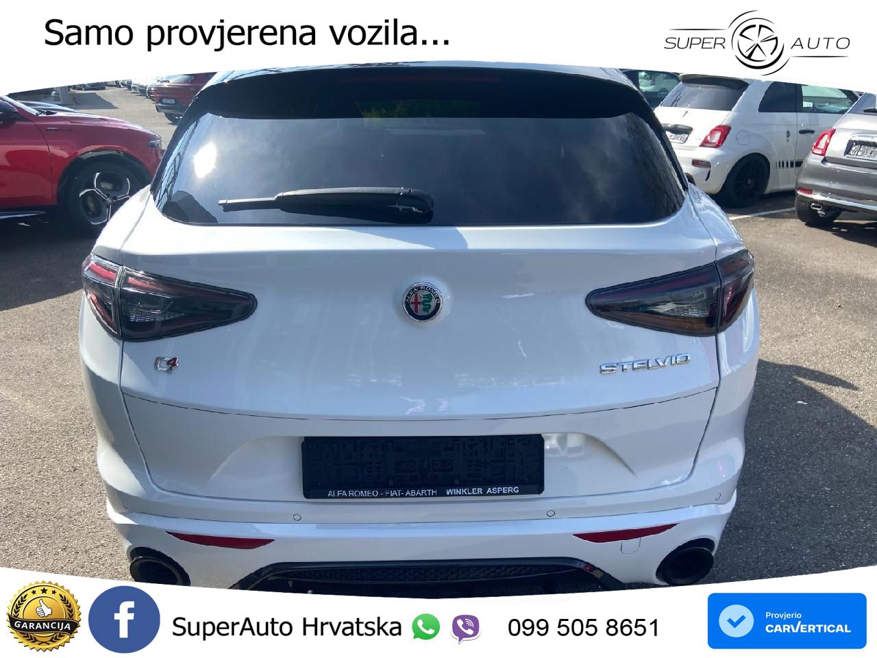 Alfa Romeo Stelvio 2.0 Turbo (280 KS) Q4 Automatic LED+GR SJED+ACC