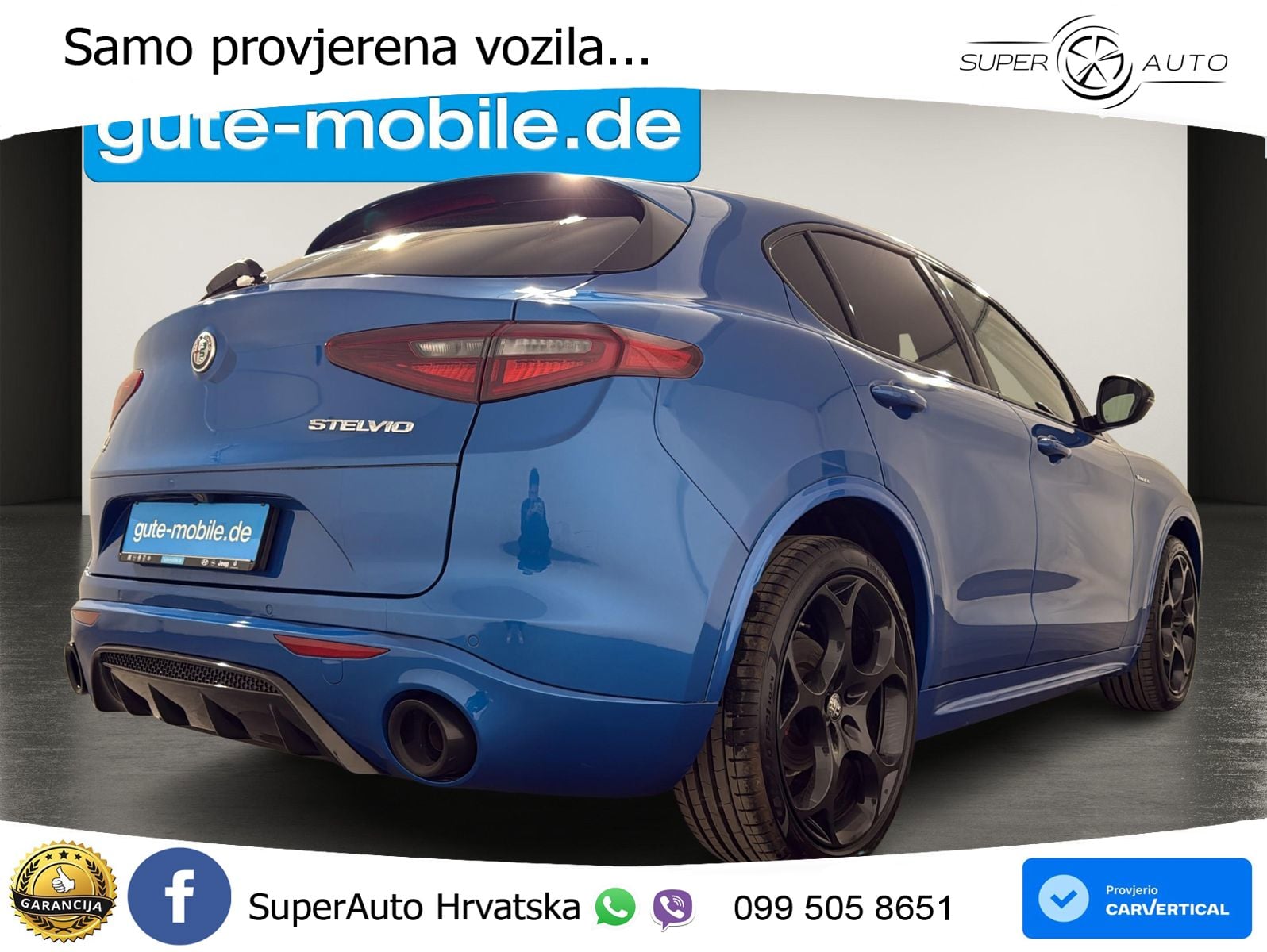 Alfa Romeo Stelvio 2.2 MultiJet II (210 KS) Q4 Automatic LED+GR SJED+ACC