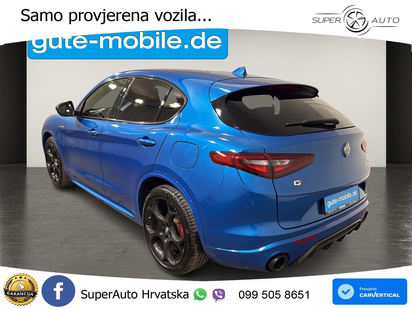 Alfa Romeo Stelvio 2.2 MultiJet II (210 KS) Q4 Automatic LED+GR SJED+ACC