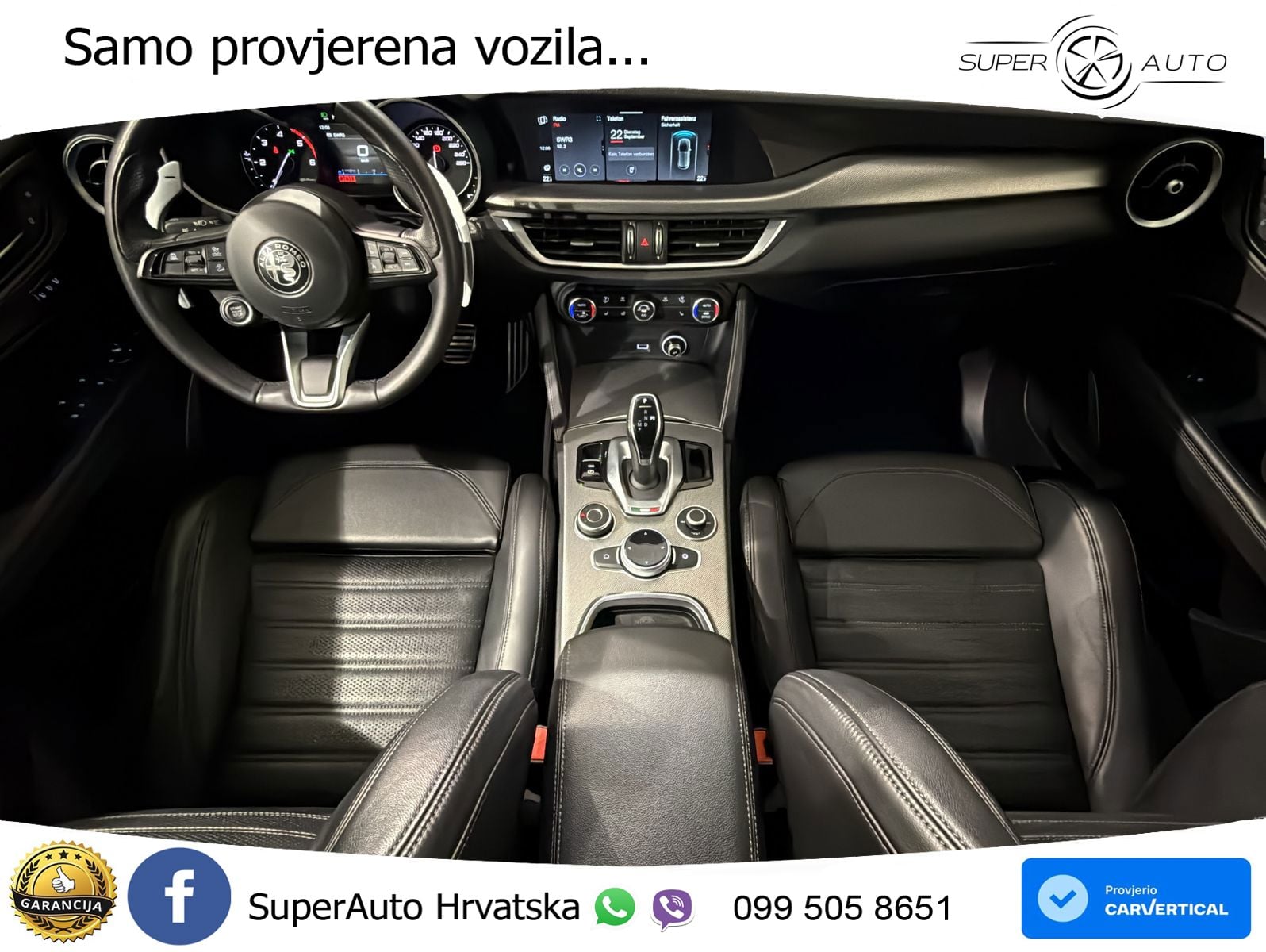 Alfa Romeo Stelvio 2.2 MultiJet II (210 KS) Q4 Automatic LED+GR SJED+ACC
