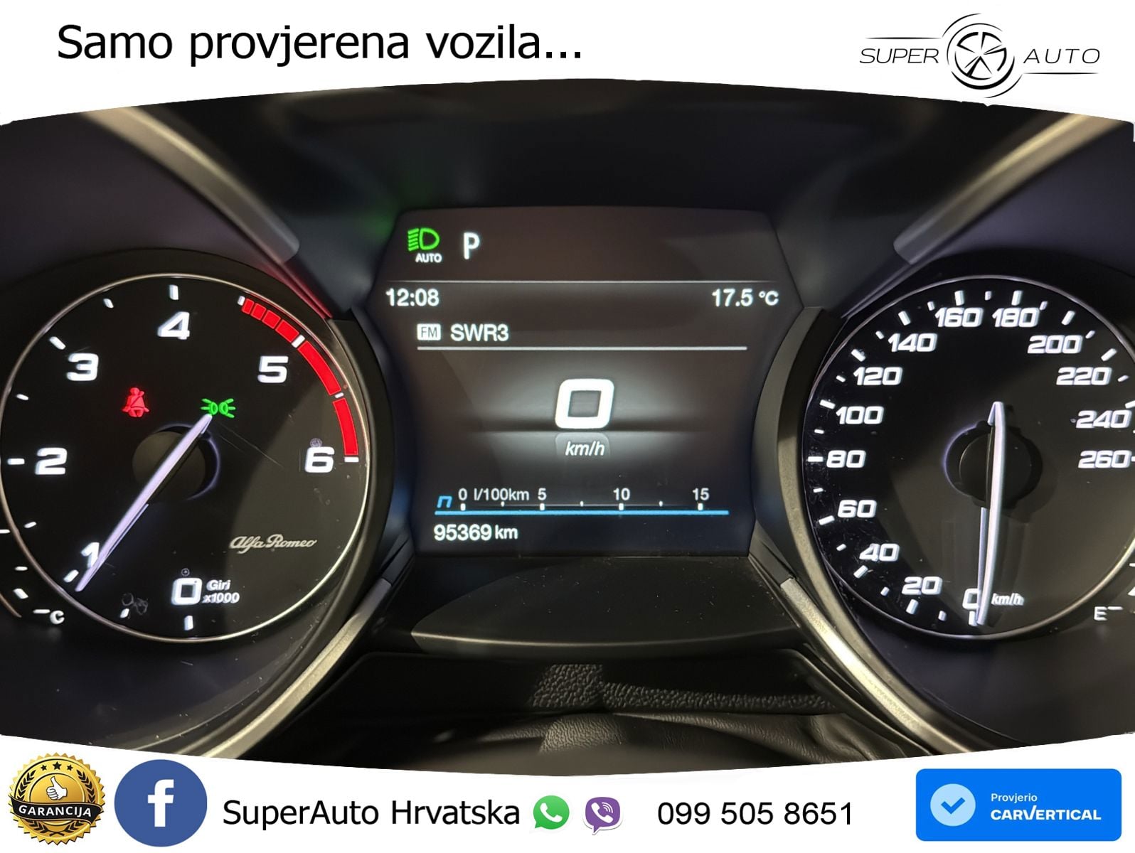 Alfa Romeo Stelvio 2.2 MultiJet II (210 KS) Q4 Automatic LED+GR SJED+ACC
