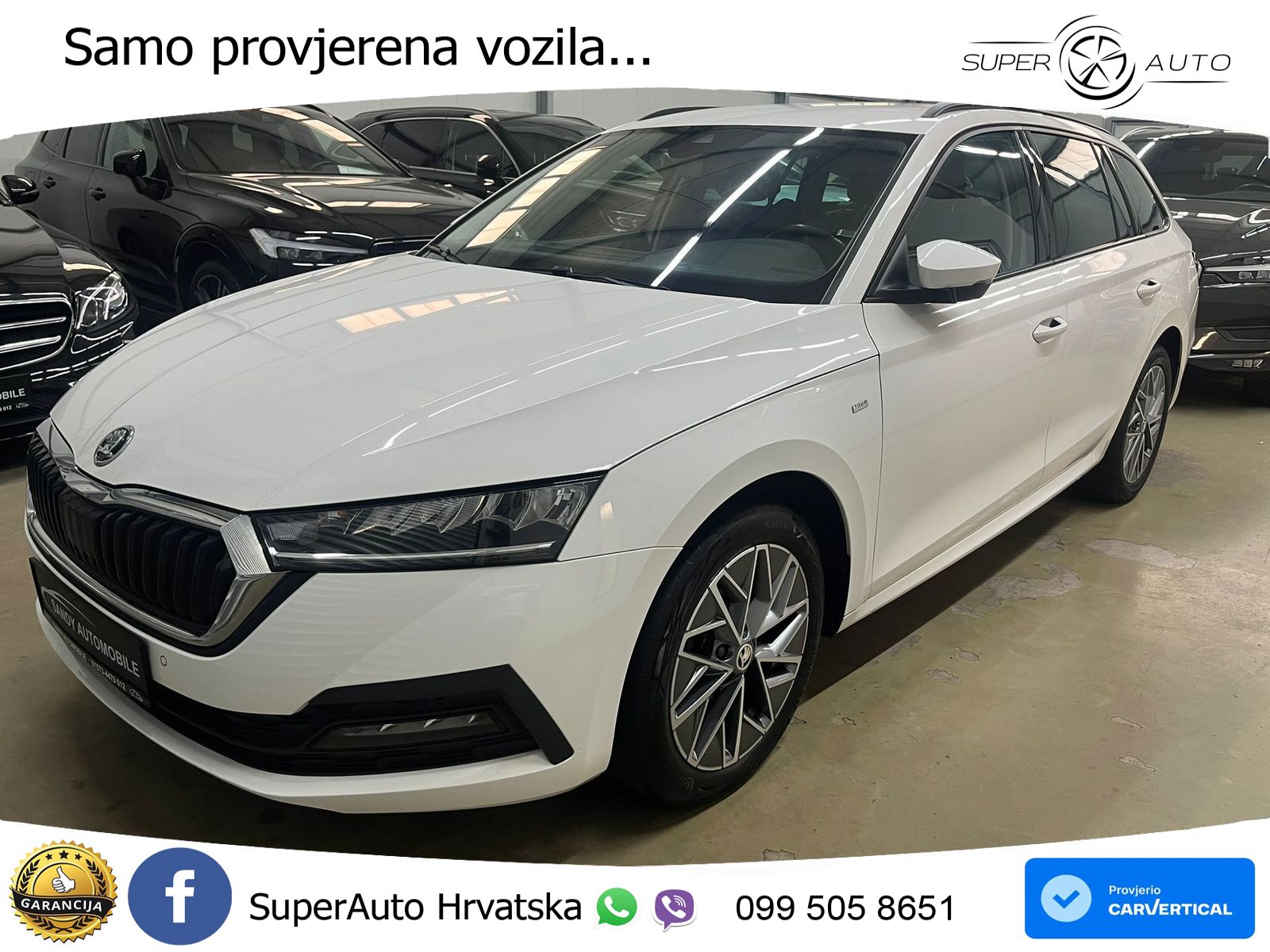 Škoda Octavia Combi 2.0 TDI (150 KS) DSG LED+GR SJED+ACC