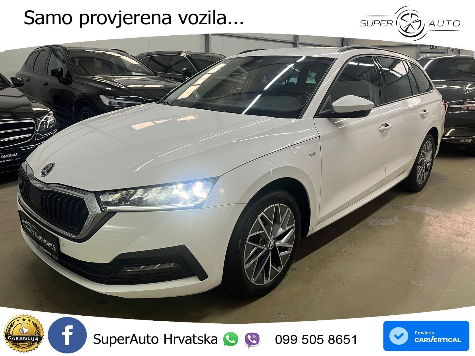 Škoda Octavia Combi 2.0 TDI (150 KS) DSG LED+GR SJED+ACC