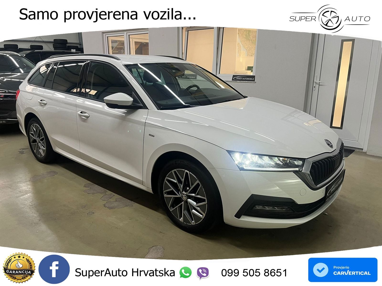 Škoda Octavia Combi 2.0 TDI (150 KS) DSG LED+GR SJED+ACC