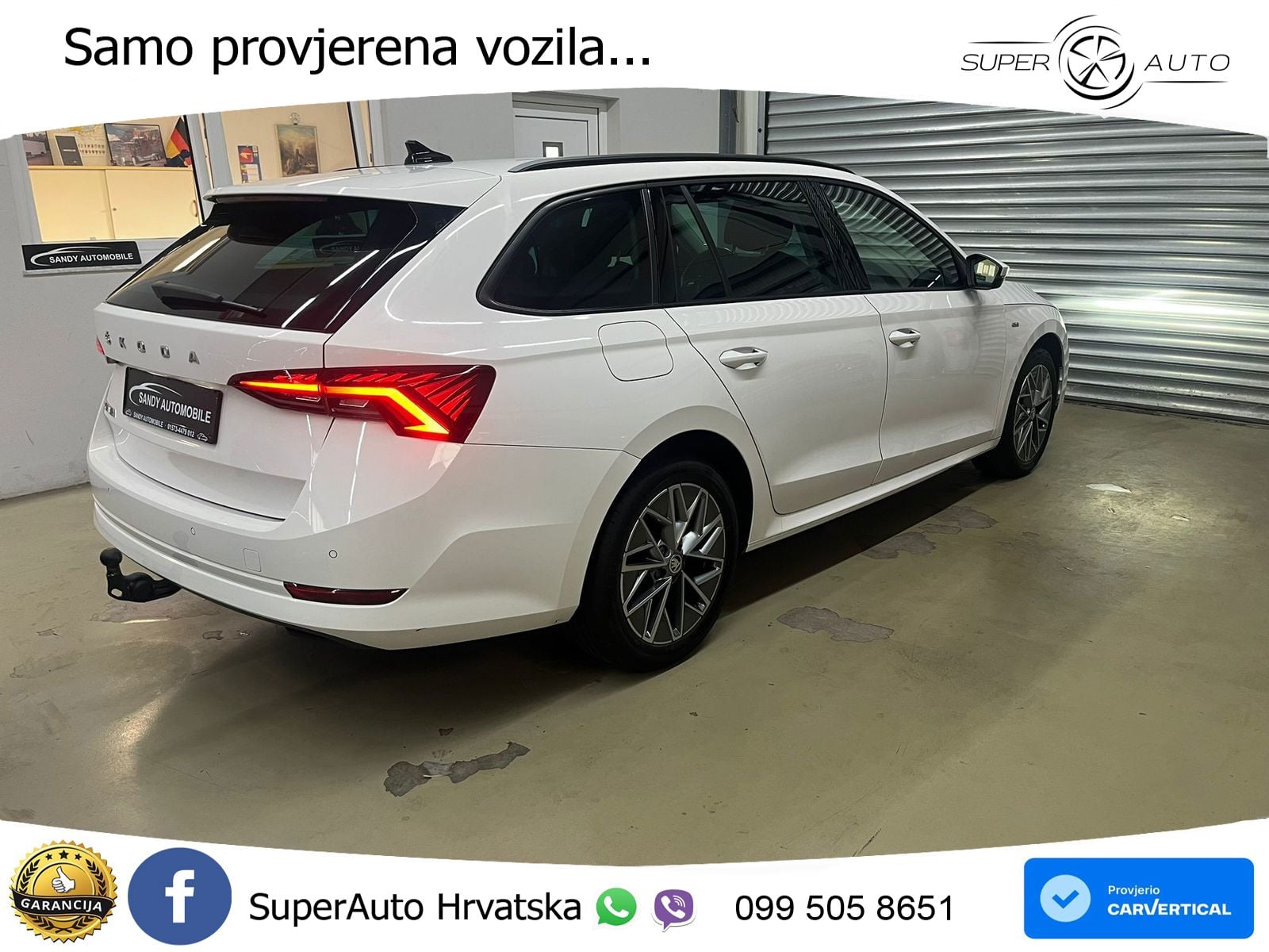 Škoda Octavia Combi 2.0 TDI (150 KS) DSG LED+GR SJED+ACC