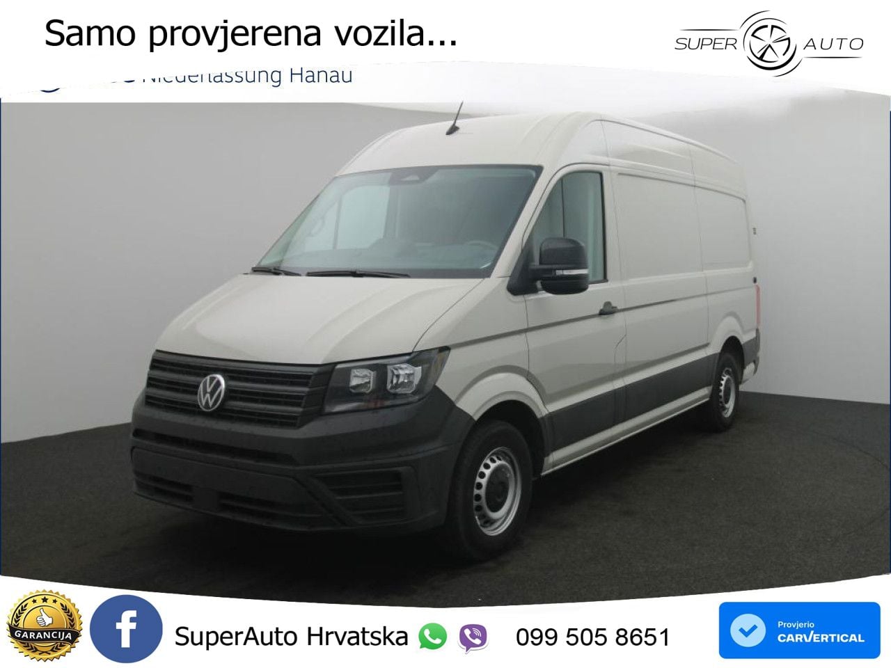 Volkswagen Crafter Kasten MR AHK Klima Kamera DAB Hochdach 140 KS