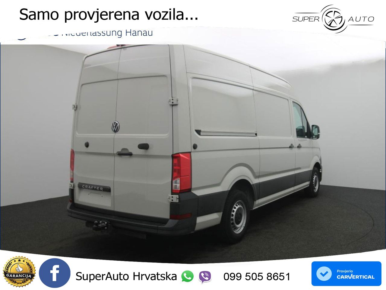Volkswagen Crafter Kasten MR AHK Klima Kamera DAB Hochdach 140 KS