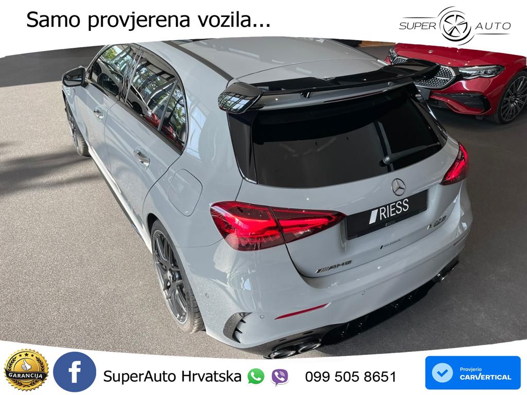 Mercedes-Benz AMG A 45 S 4MATIC+ AMG SPEEDSHIFT DCT 8G ACC+HEAD+GR SJED+360+PANO