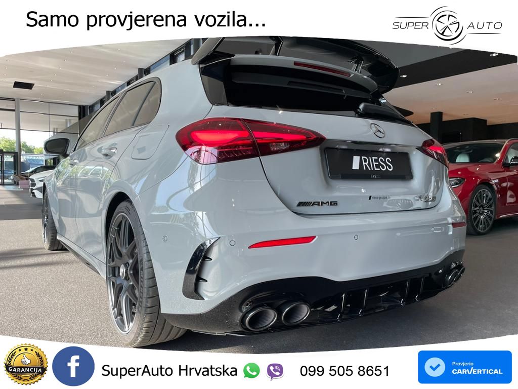 Mercedes-Benz AMG A 45 S 4MATIC+ AMG SPEEDSHIFT DCT 8G ACC+HEAD+GR SJED+360+PANO