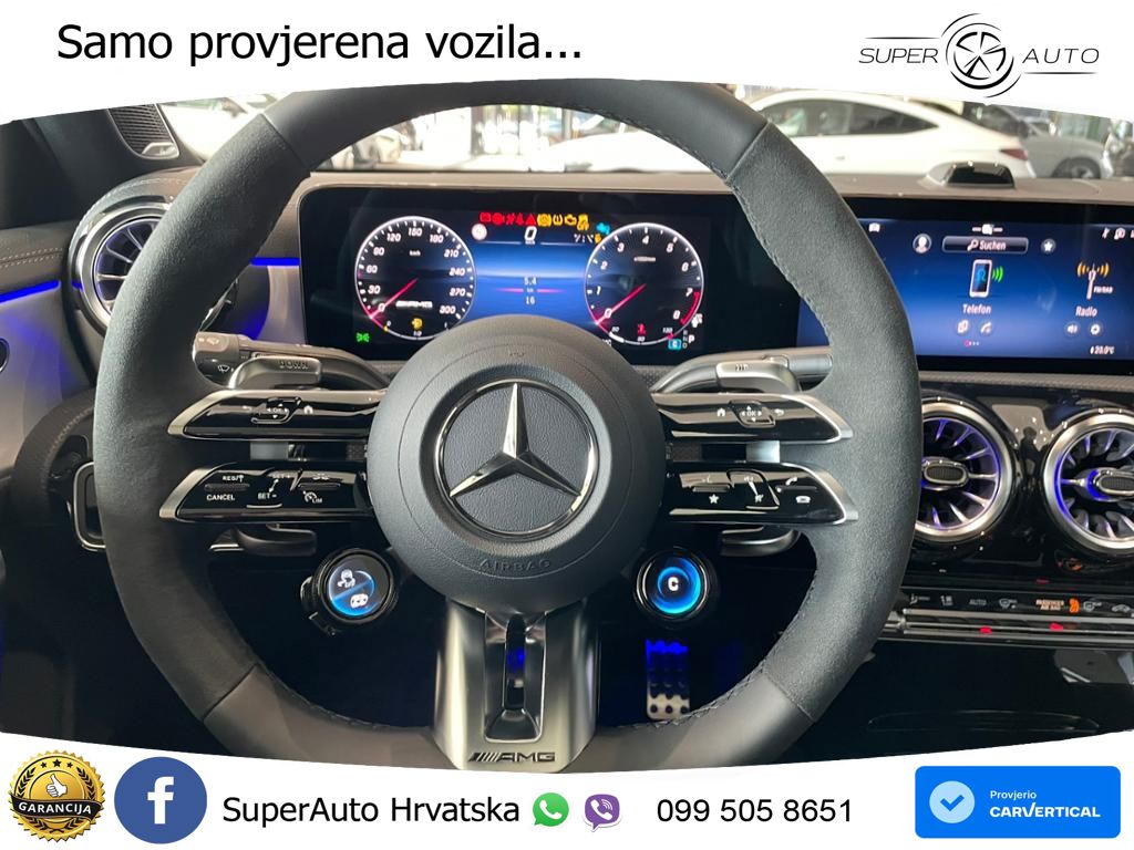 Mercedes-Benz AMG A 45 S 4MATIC+ AMG SPEEDSHIFT DCT 8G ACC+HEAD+GR SJED+360+PANO