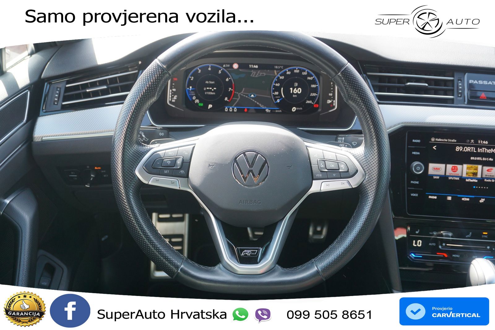 Volkswagen Passat Variant 1.5 TSI (150 KS) DSG ACT R-Line LED+GR SJED+ACC