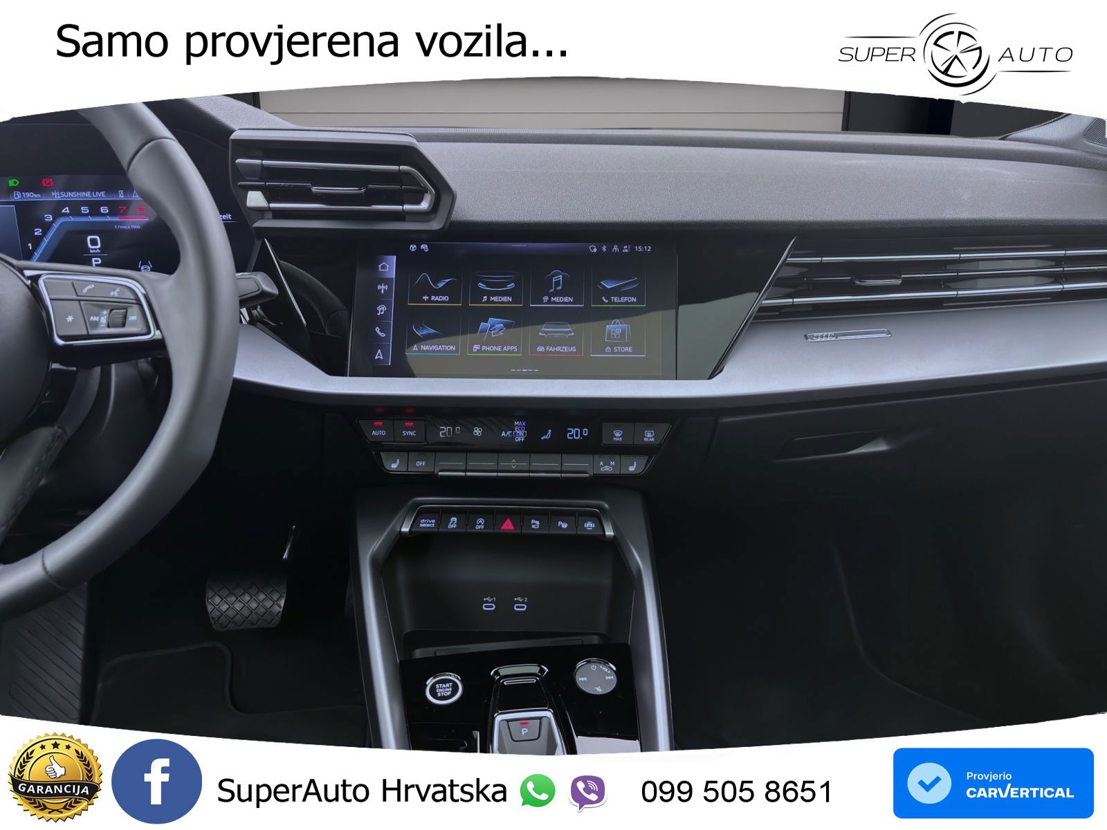 Audi A3 Sportback 30 TFSI (116 KS) Mild Hybrid S tronic LED+GR SJED+ACC