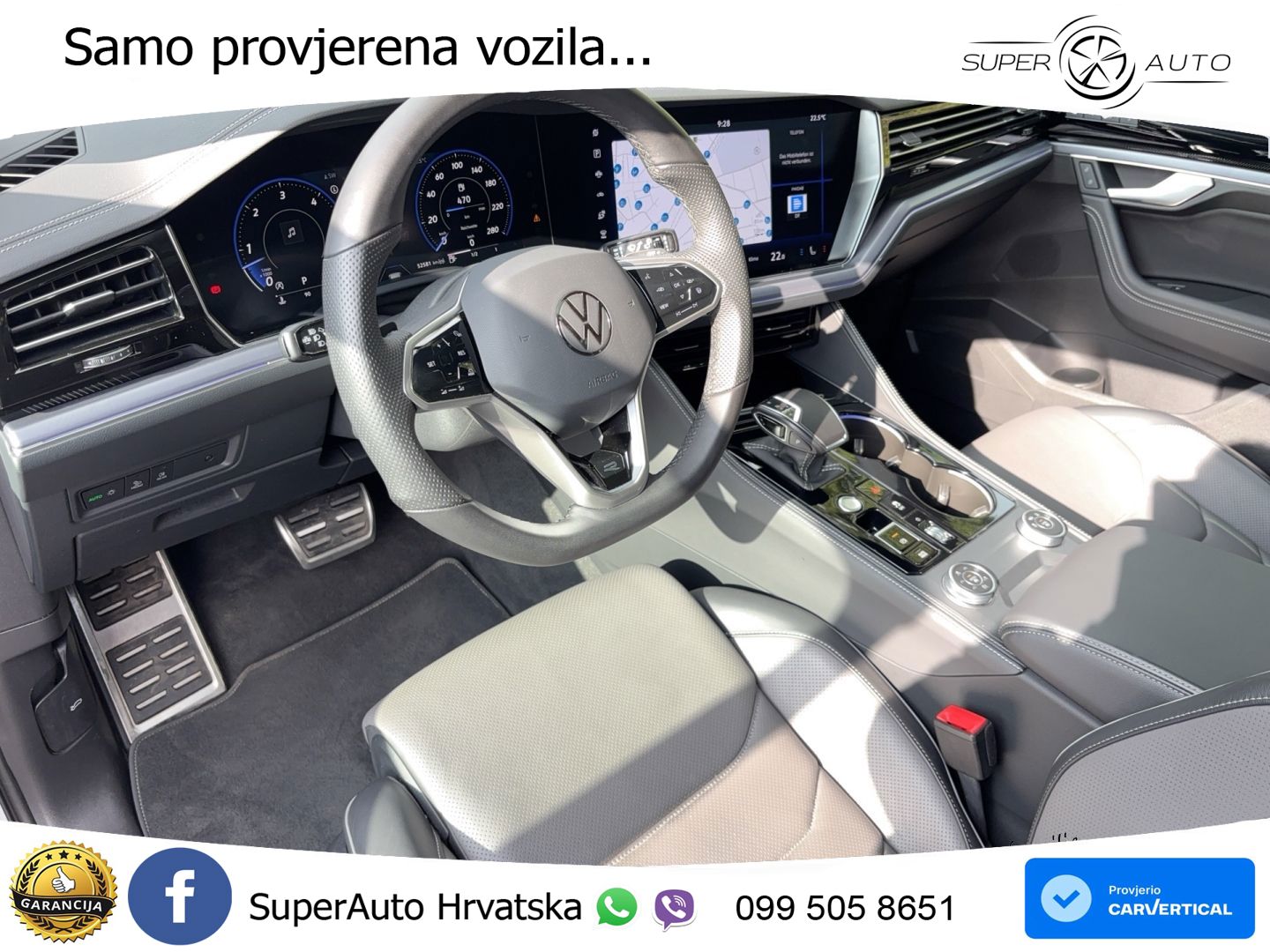 Volkswagen Touareg 3.0 V6 TDI (286 KS) 4MOTION Tiptronic R-Line ZRAČNI+ACC+GR SJED+KAM+PANO