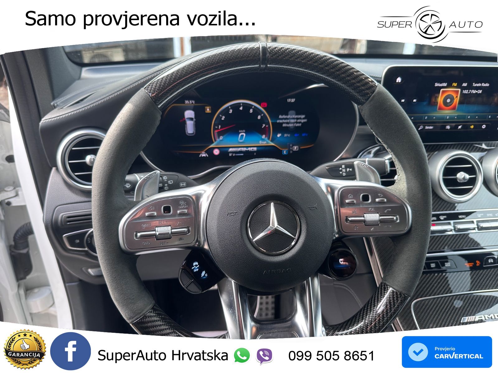 Mercedes AMG GLC 63 S V8 (510 KS) 4MATIC+ MCT LED+GR SJED+ACC