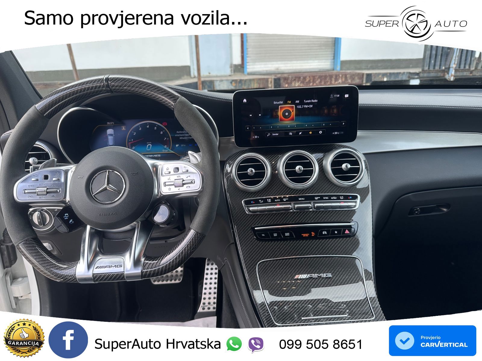 Mercedes AMG GLC 63 S V8 (510 KS) 4MATIC+ MCT LED+GR SJED+ACC