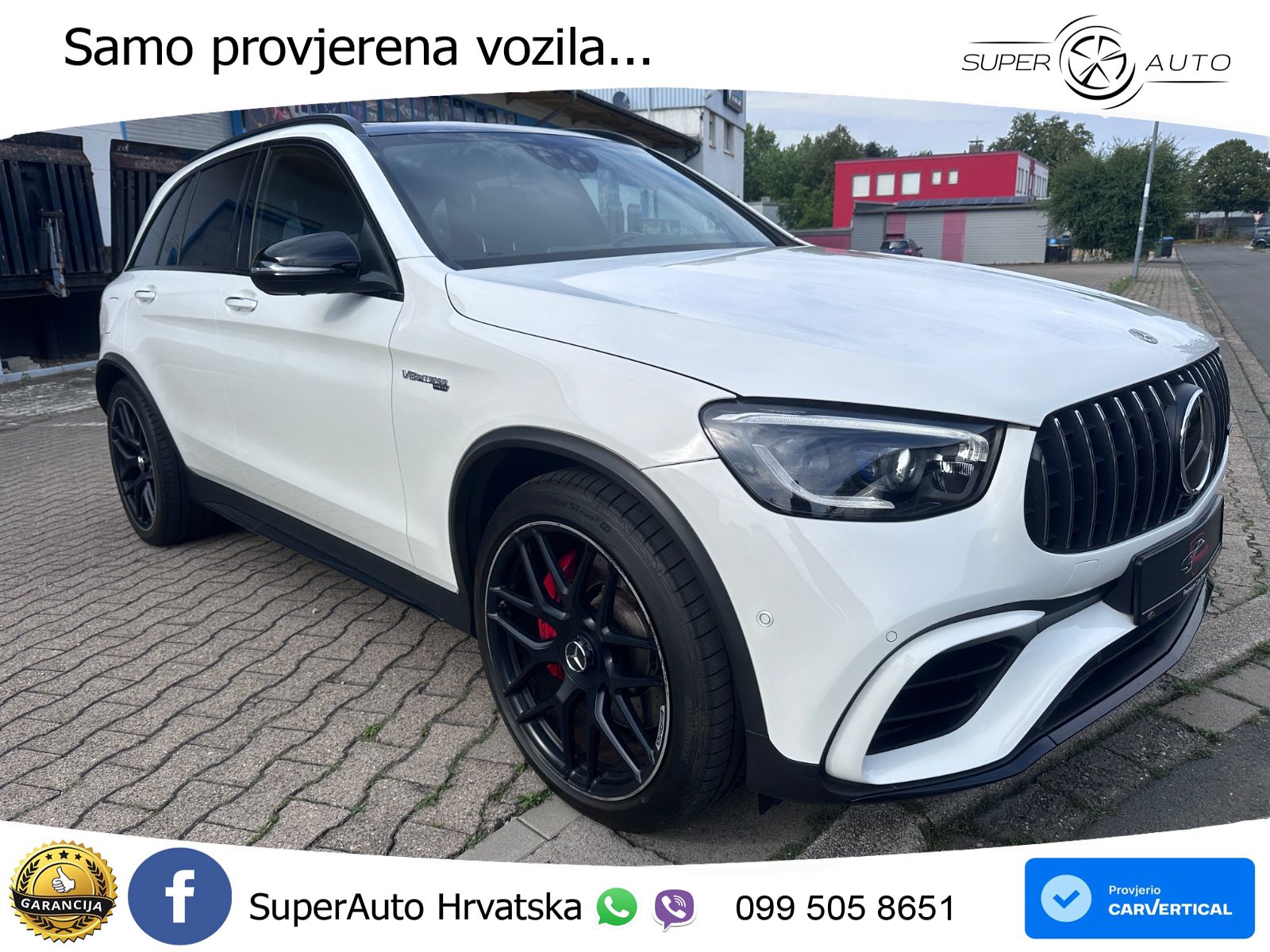 Mercedes AMG GLC 63 S V8 (510 KS) 4MATIC+ MCT LED+GR SJED+ACC