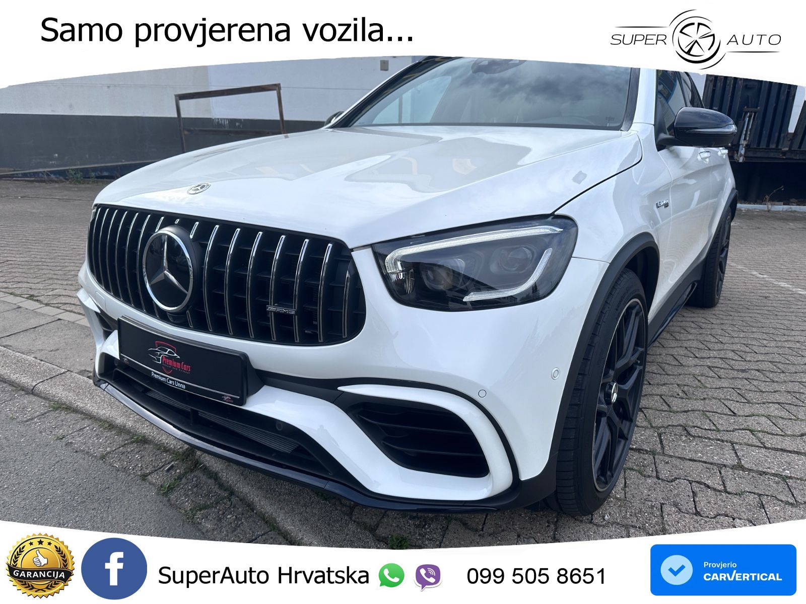 Mercedes AMG GLC 63 S V8 (510 KS) 4MATIC+ MCT LED+GR SJED+ACC