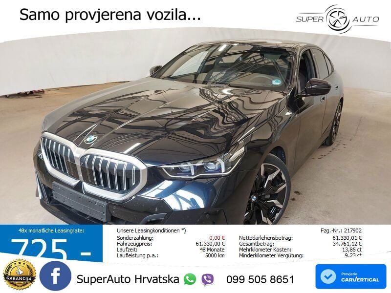 BMW 540d (303 KS) xDrive Steptronic M Sport LED+GR SJED+ACC