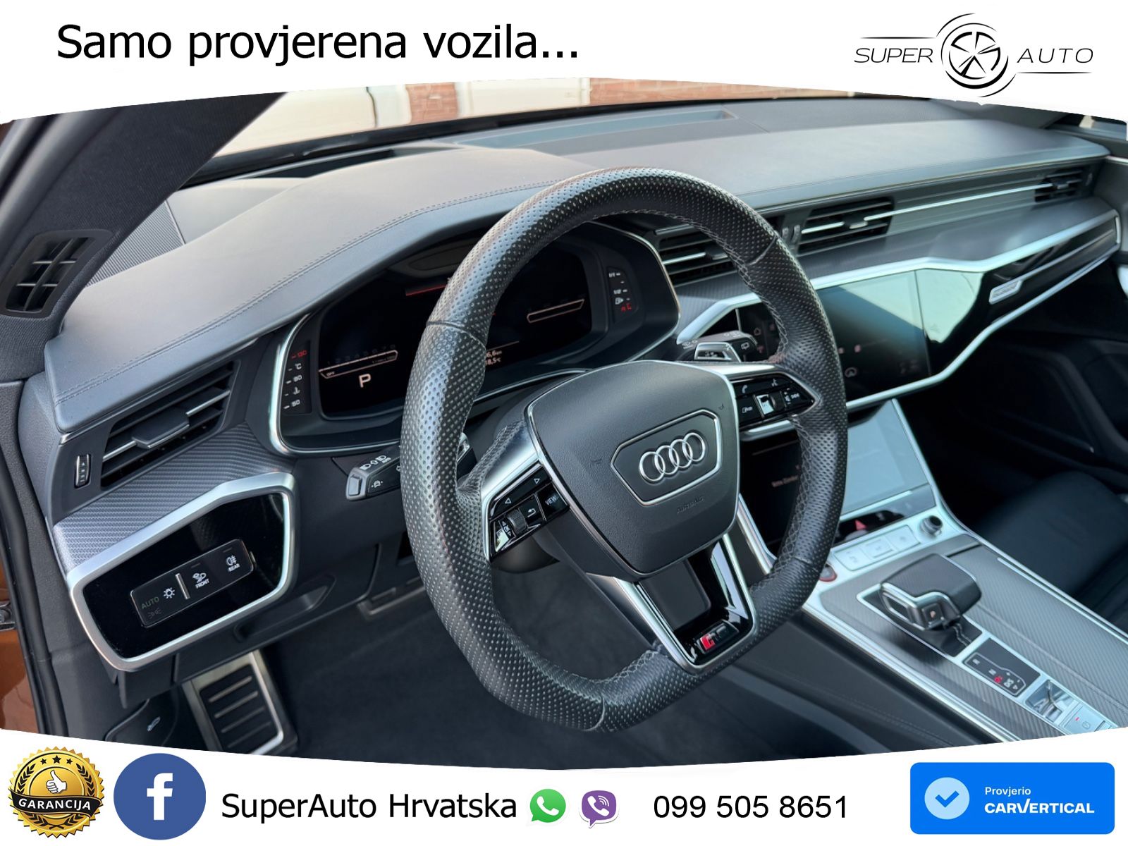 Audi RS6 Avant 4.0 TFSI V8 (600 KS) quattro Tiptronic ZRAČNI+ACC+GR SJED+KAM+PANO
