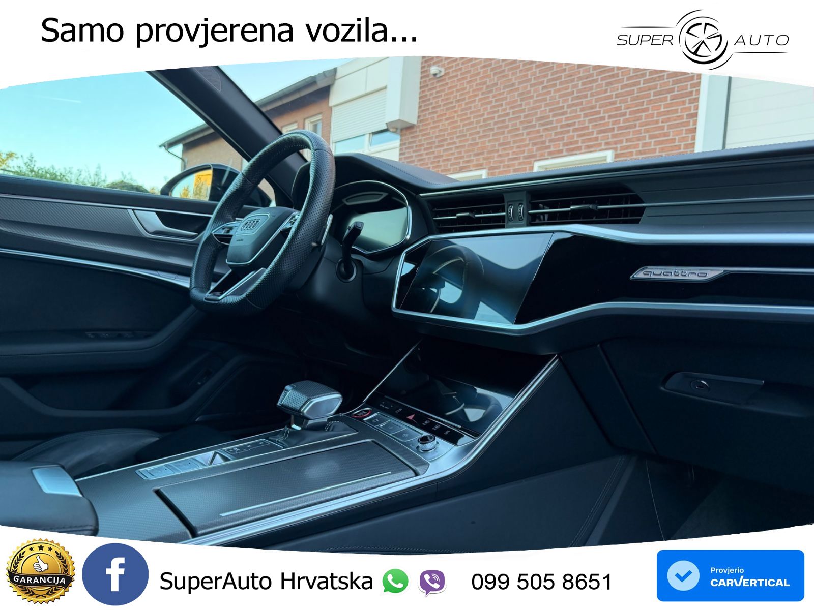 Audi RS6 Avant 4.0 TFSI V8 (600 KS) quattro Tiptronic ZRAČNI+ACC+GR SJED+KAM+PANO