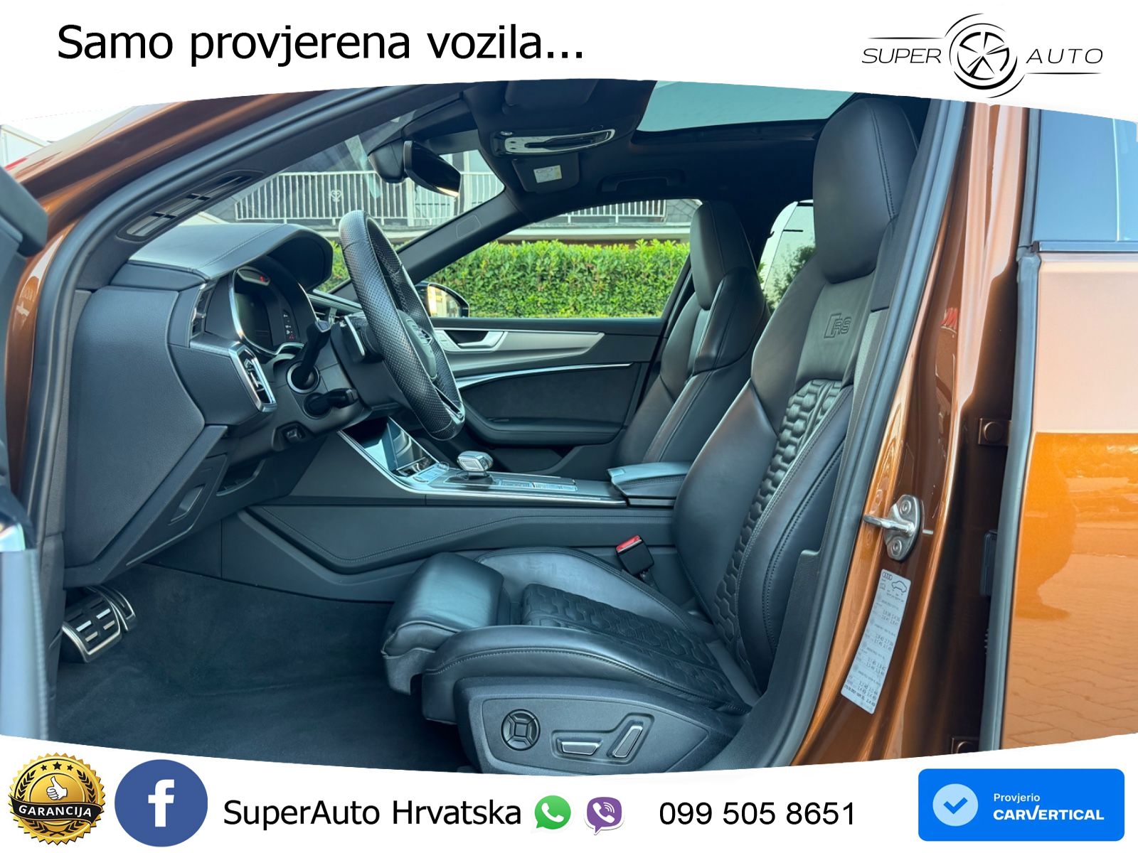 Audi RS6 Avant 4.0 TFSI V8 (600 KS) quattro Tiptronic ZRAČNI+ACC+GR SJED+KAM+PANO