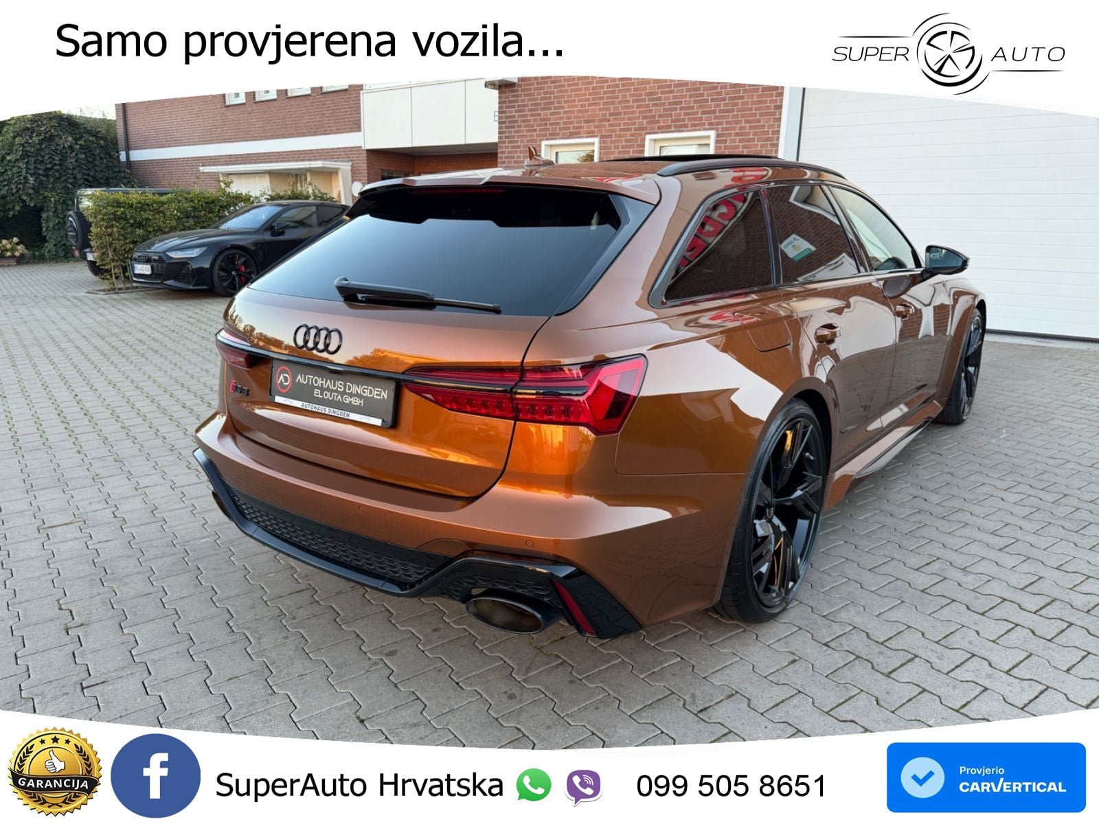 Audi RS6 Avant 4.0 TFSI V8 (600 KS) quattro Tiptronic ZRAČNI+ACC+GR SJED+KAM+PANO