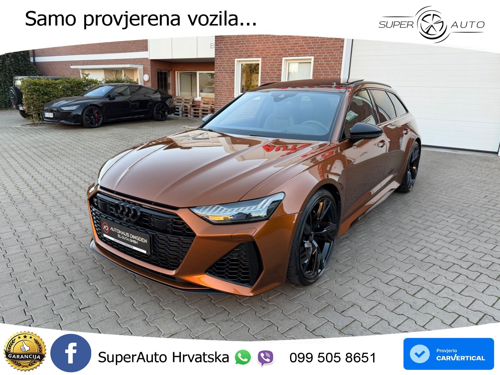Audi RS6 Avant 4.0 TFSI V8 (600 KS) quattro Tiptronic ZRAČNI+ACC+GR SJED+KAM+PANO