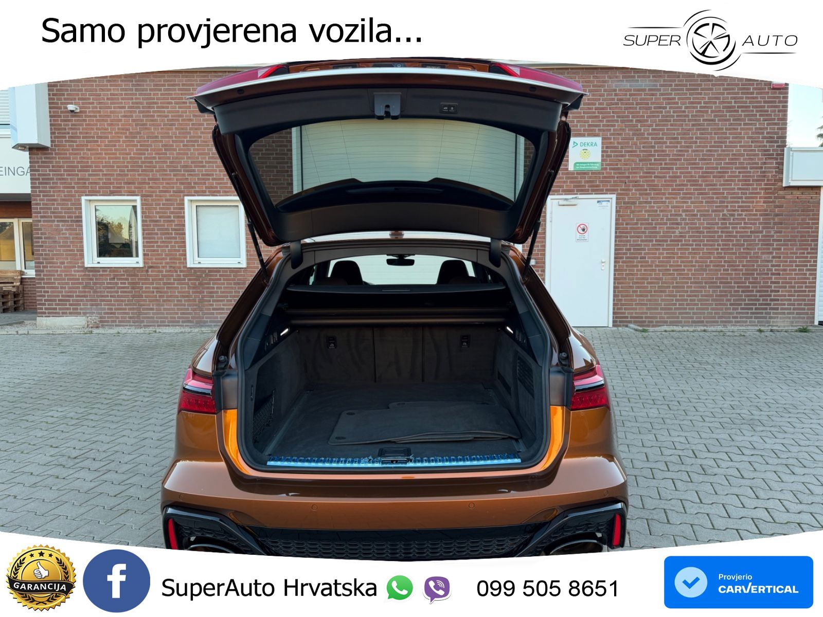 Audi RS6 Avant 4.0 TFSI V8 (600 KS) quattro Tiptronic ZRAČNI+ACC+GR SJED+KAM+PANO