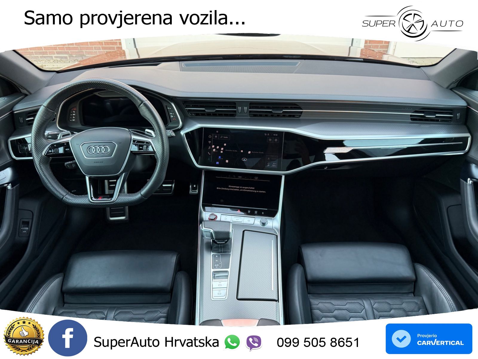 Audi RS6 Avant 4.0 TFSI V8 (600 KS) quattro Tiptronic ZRAČNI+ACC+GR SJED+KAM+PANO