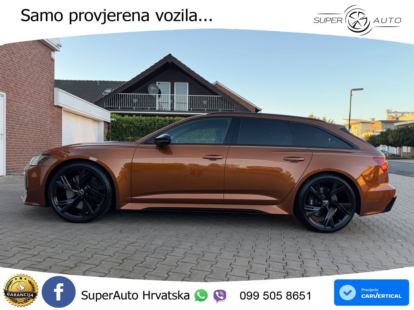 Audi RS6 Avant 4.0 TFSI V8 (600 KS) quattro Tiptronic ZRAČNI+ACC+GR SJED+KAM+PANO