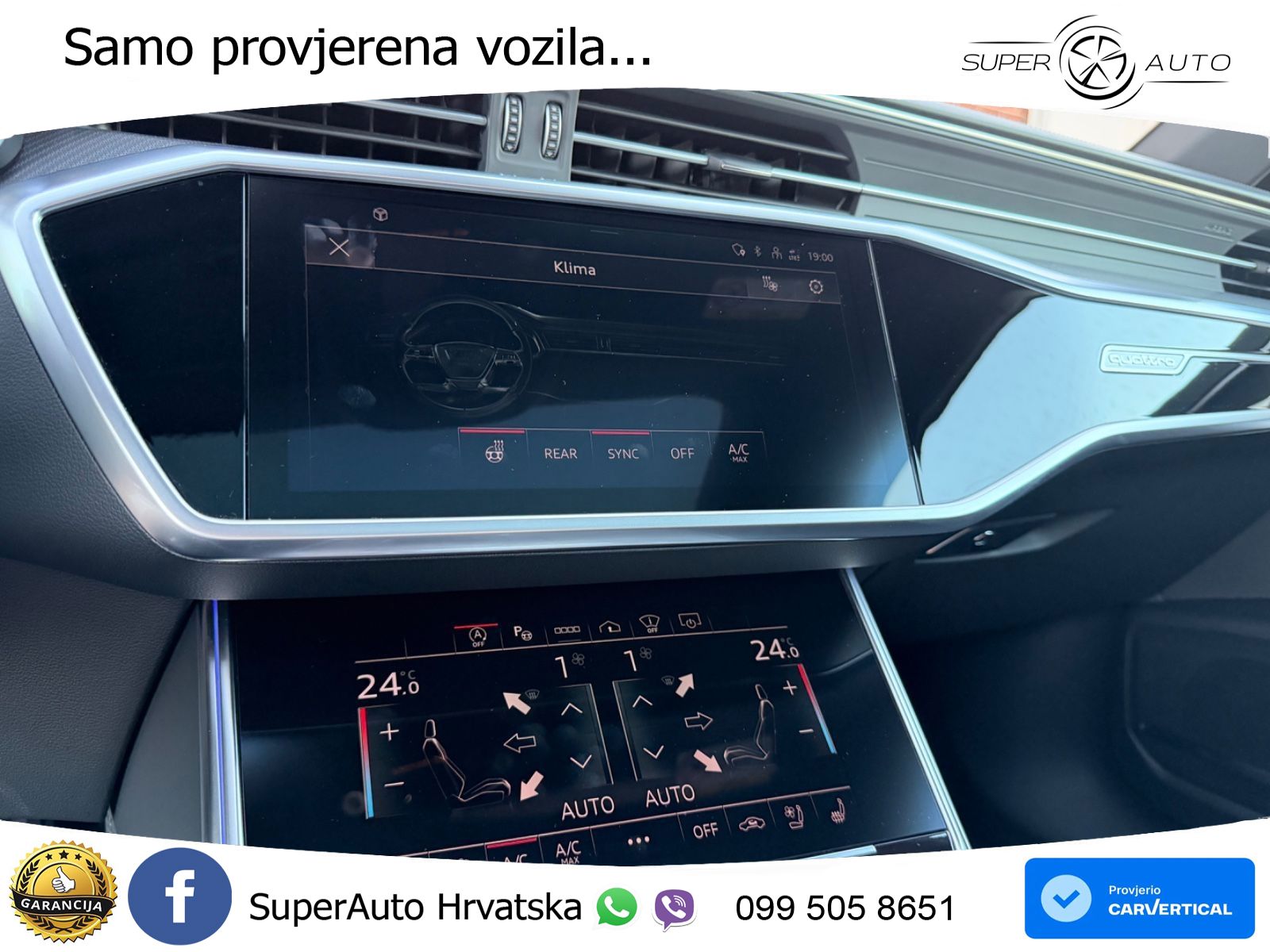 Audi RS6 Avant 4.0 TFSI V8 (600 KS) quattro Tiptronic ZRAČNI+ACC+GR SJED+KAM+PANO