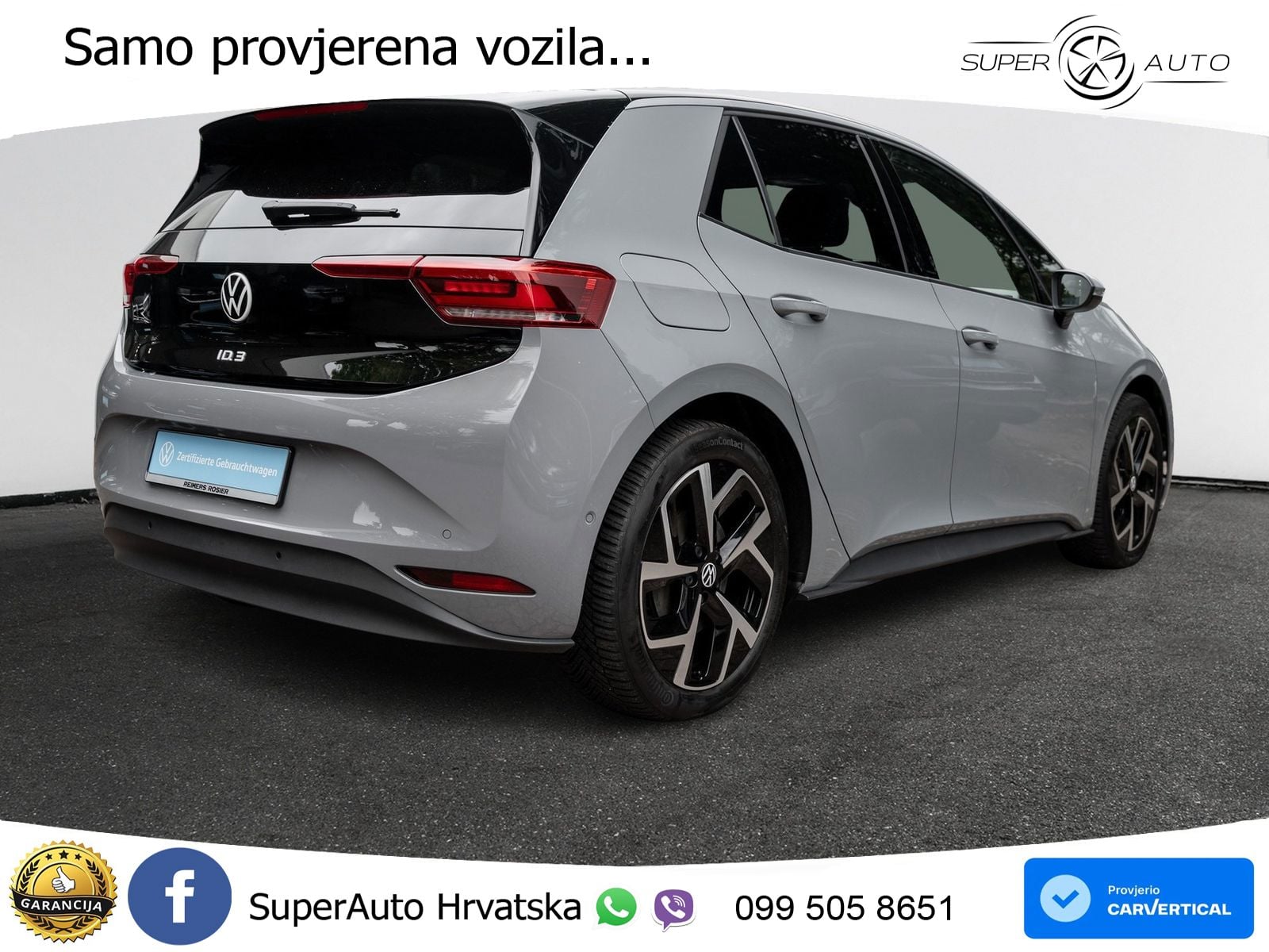 Volkswagen ID.3 Pro 62 kWh (204 KS) LED+GR SJED+ACC