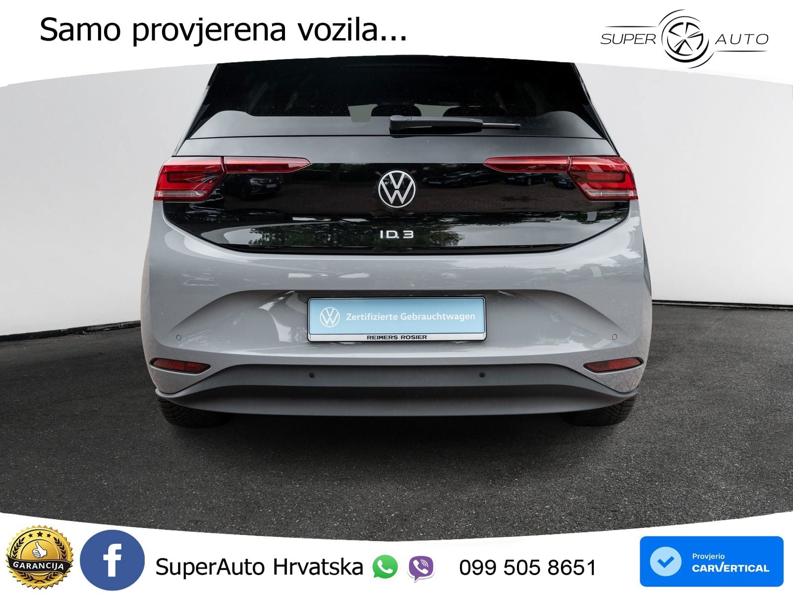 Volkswagen ID.3 Pro 62 kWh (204 KS) LED+GR SJED+ACC