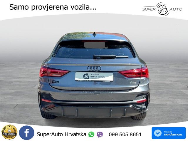 Audi Q3 Sportback 40 TDI (193 KS) quattro S tronic S line LED+GR SJED+ACC