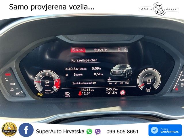 Audi Q3 Sportback 40 TDI (193 KS) quattro S tronic S line LED+GR SJED+ACC