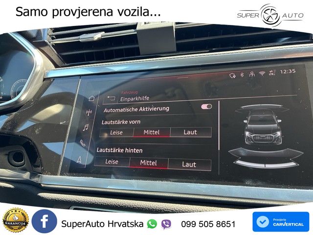 Audi Q3 Sportback 40 TDI (193 KS) quattro S tronic S line LED+GR SJED+ACC