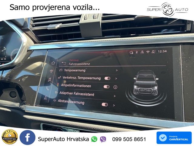 Audi Q3 Sportback 40 TDI (193 KS) quattro S tronic S line LED+GR SJED+ACC