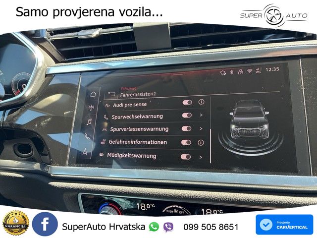 Audi Q3 Sportback 40 TDI (193 KS) quattro S tronic S line LED+GR SJED+ACC