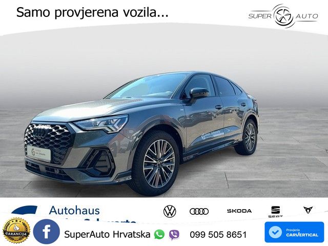 Audi Q3 Sportback 40 TDI (193 KS) quattro S tronic S line LED+GR SJED+ACC