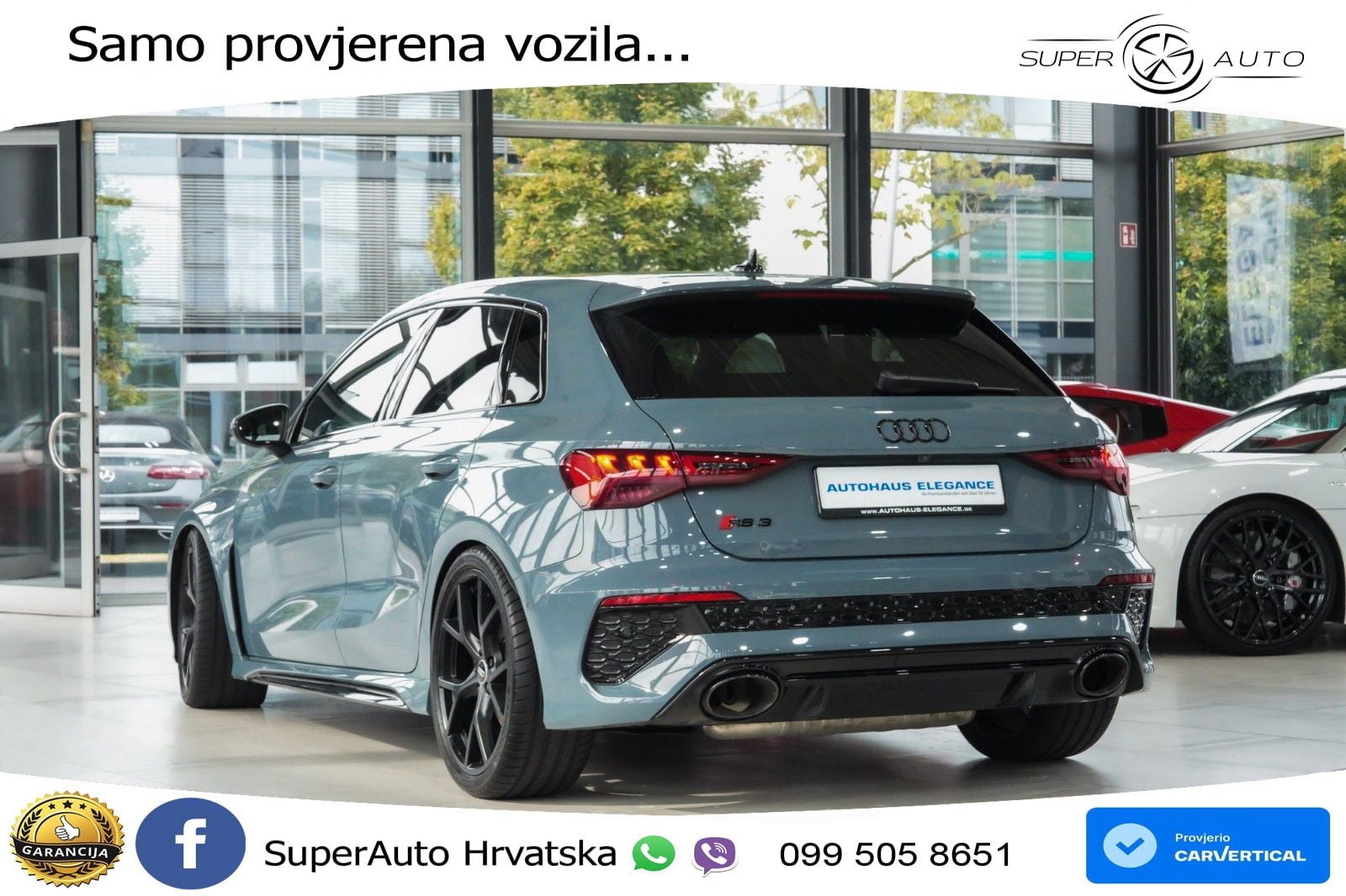 Audi RS3 Sportback 2.5 TFSI (400 KS) quattro S tronic LED+GR SJED+ACC