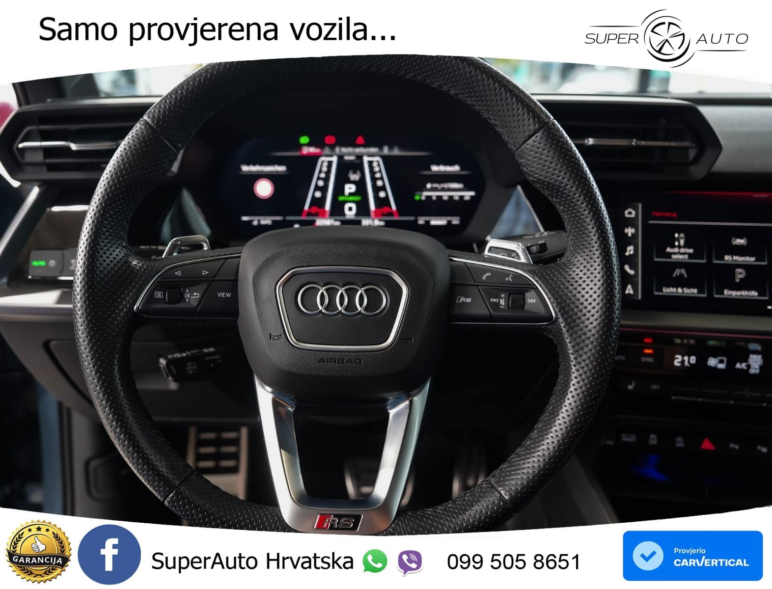 Audi RS3 Sportback 2.5 TFSI (400 KS) quattro S tronic LED+GR SJED+ACC