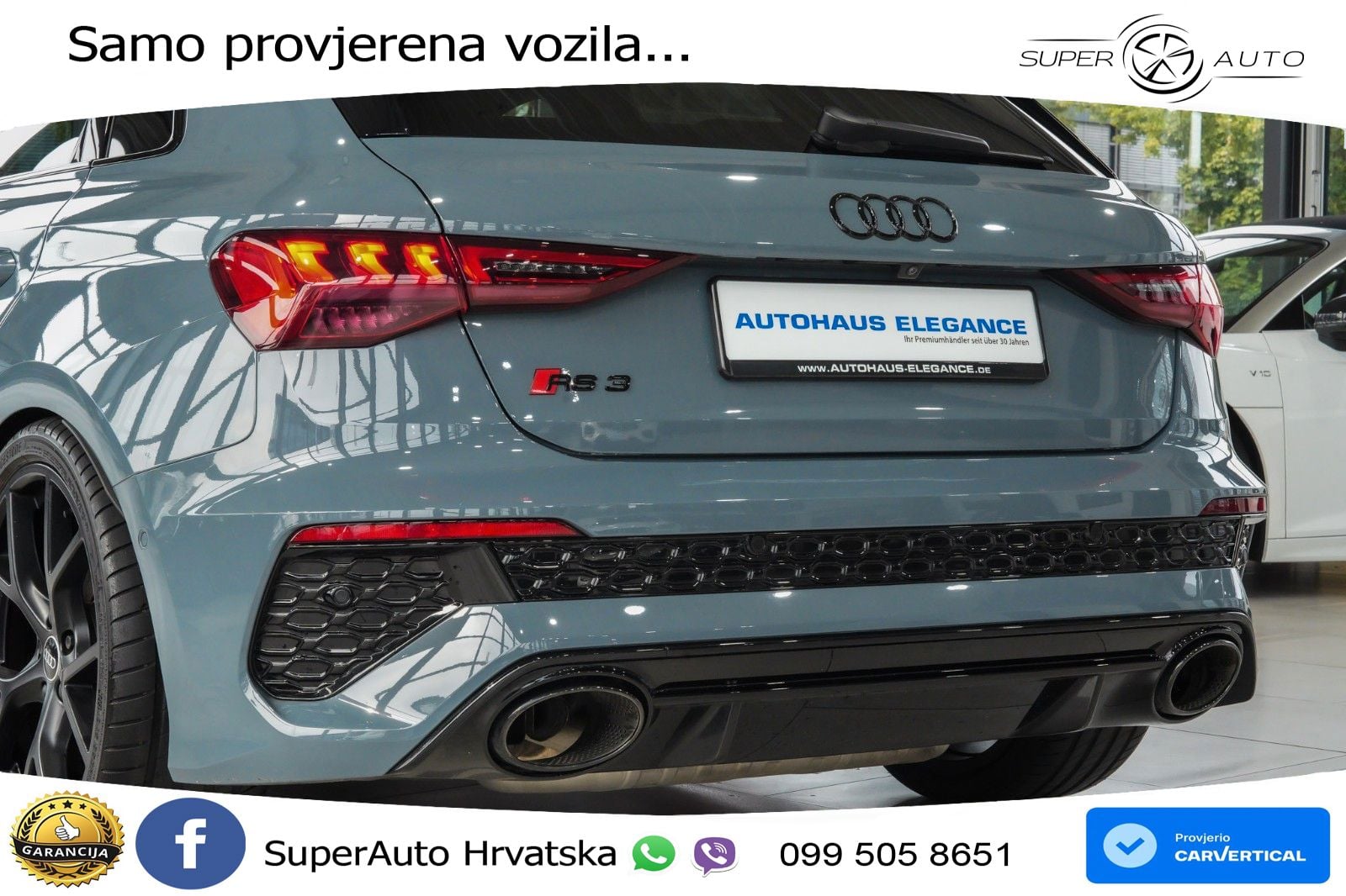 Audi RS3 Sportback 2.5 TFSI (400 KS) quattro S tronic LED+GR SJED+ACC