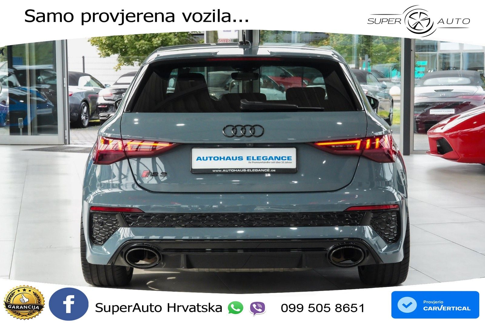 Audi RS3 Sportback 2.5 TFSI (400 KS) quattro S tronic LED+GR SJED+ACC