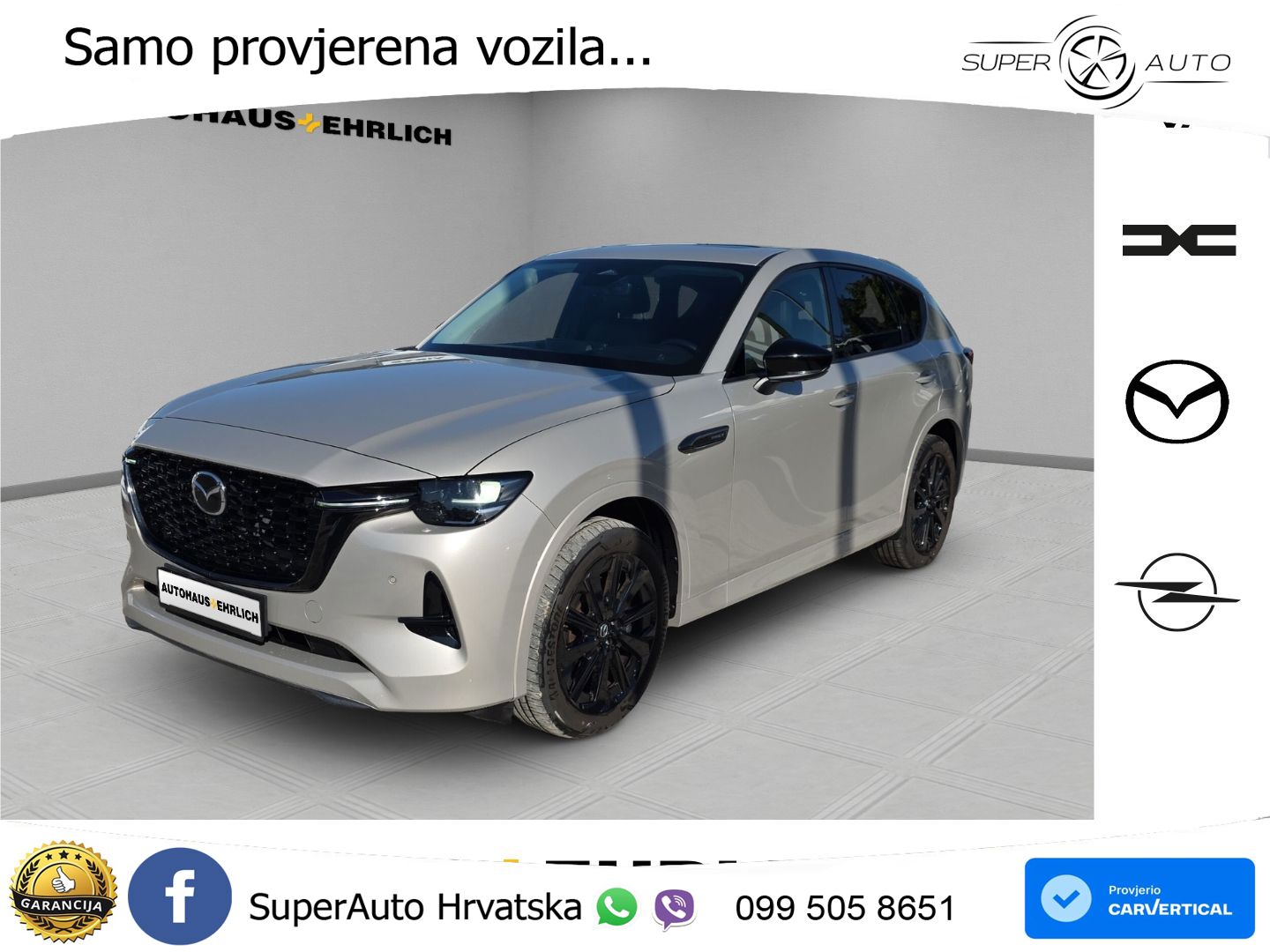 Mazda CX-60 2.5 e-Skyactiv (328 KS) AWD Automatic LED+GR SJED+ACC